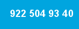 922 504 93 40